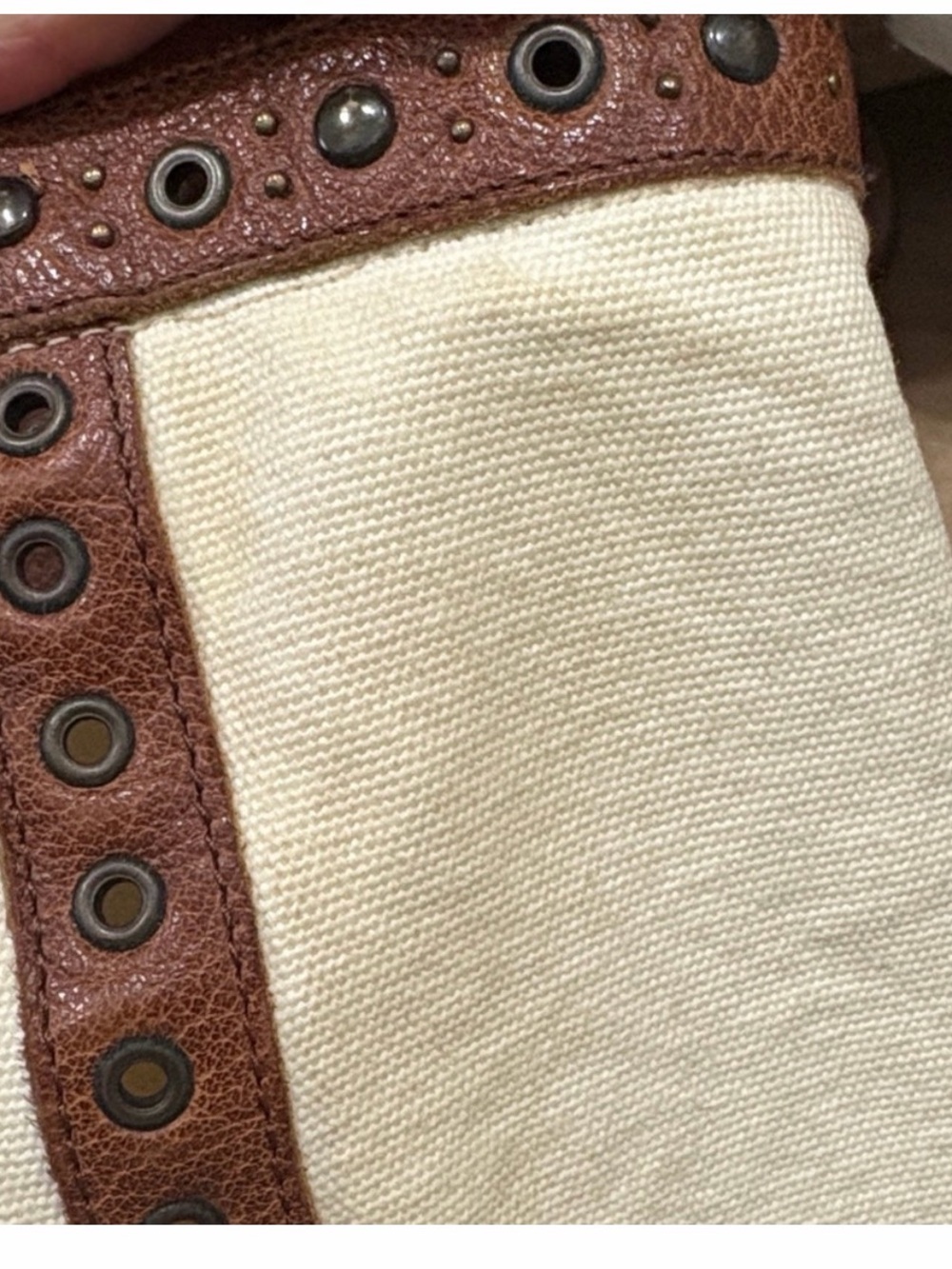 FRYE canvas and leather boots - Picture 6 of 17